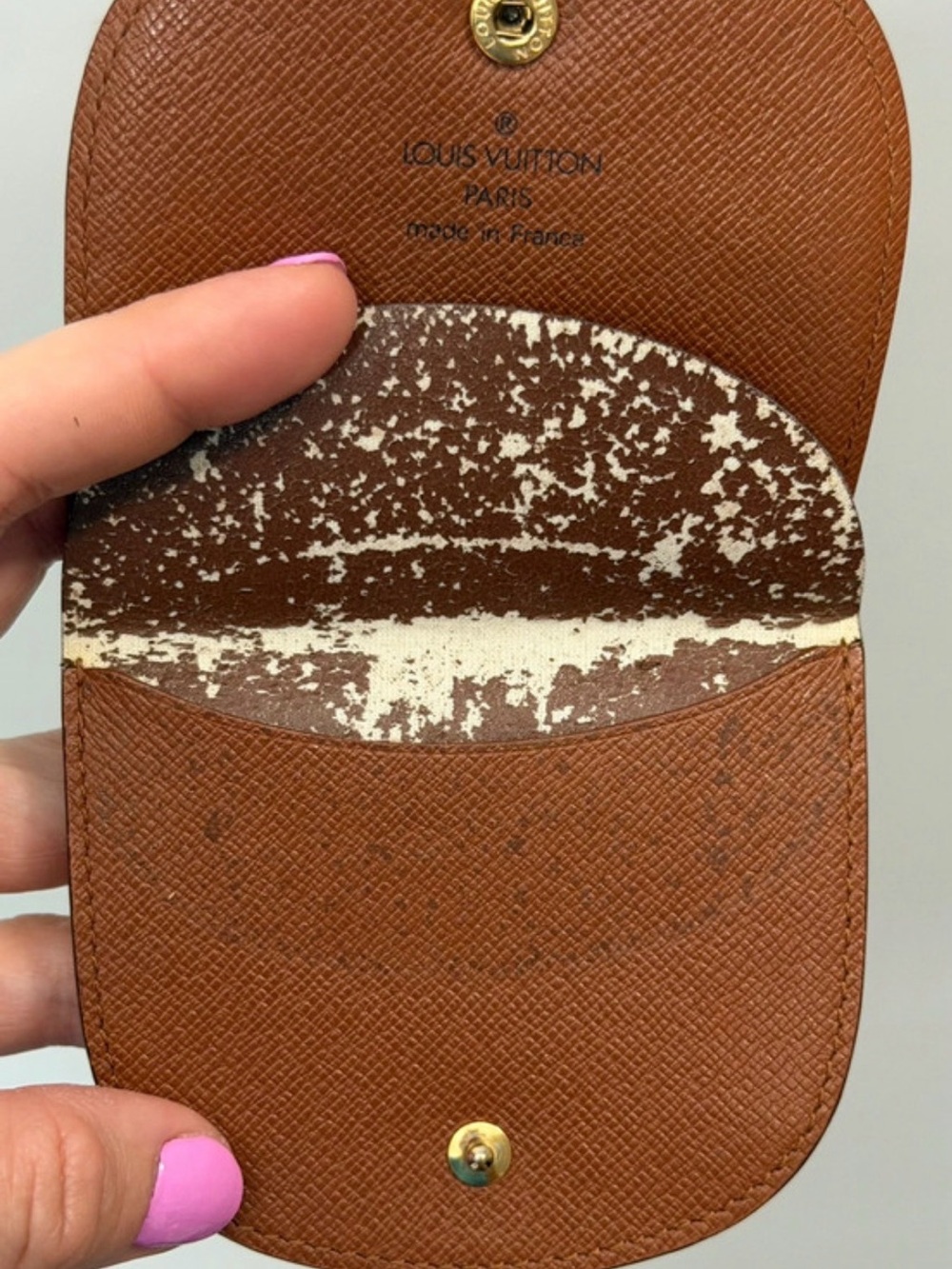 Louis Vuitton Monogram Porte-Monnaie Gousset coin Purse or credit card 💳 - Picture 13 of 15